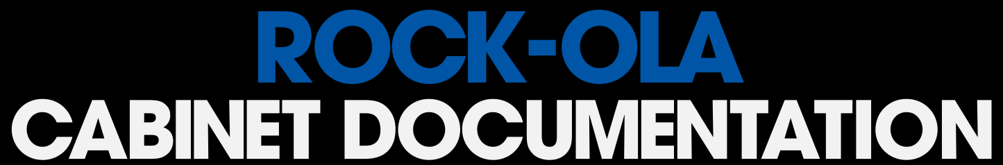 Rock-Ola Cabinet Documentation